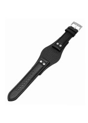 Kadigo for Fossil CH2891 Leather Watch Strap 22mm Replacement with Stainless Steel Buckle - Fossil CH2891 Leather Watch Strap