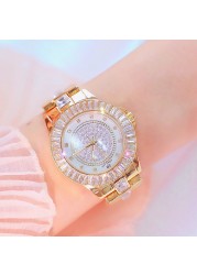 2022 Diamond Watches Women Famous Brand Fashion Ceramic Wristwatches Women Ladies Stainless Steel Female Clock Relogio Feminino