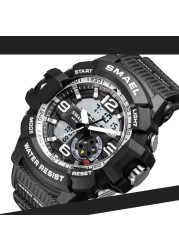 Sport Watch Men Watches Waterproof Alarm Clock Auto Date LED Digital reloj hombre 8036 Military Watches Quartz Wristwatches