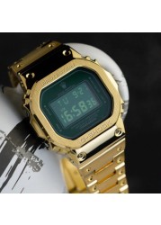 DIY Film Watch Lens Refurbished For Casio G-shock Watch Case DW-5600 Series GW-B5600 GB-5600 GWX-5600 DW-5025 Tempered Glass Band