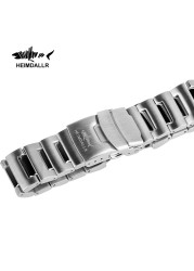 Heimdallr Watchband Solid 20mm Width Stainless Steel Watch Band Suitable for Sea Monster Diver Watch