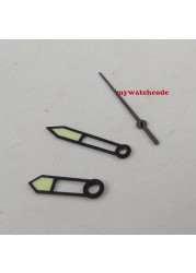 black edge SUPER LUME green watch hands for Miyota 8205 8215 DG2813 movement