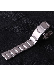 Heimdallr SBNN Tuna Watch Steel Band 316L Refined Steel Chain 22mm Flat Steel Watch Band Adjustment Accessories Watchband