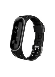 Free Shipping Replacement Honeycomb Silicone Bracelet Watch Band Strap for Xiaomi Mi Band 3 4