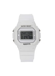 New Fashion Square Digital Watch Women Sports Watches Wrist Watch Electronic Clock