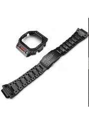 New 5600 5610 G5600E Watchband Metal Bezel Stainless Steel GW-B5600 GW-M5610 Wtach Accessories With Tools