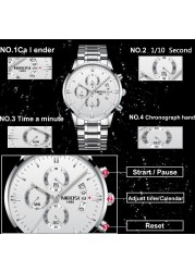 NIBOSI Men's Watch Waterproof Casual Luxury Brand Quartz Military Sports Watch Men Business Wristwatch Relogio Masculino