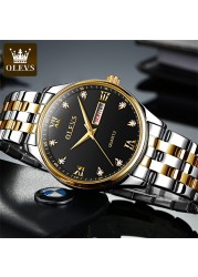 New High Quality Luxury Business Watch Men Quartz Wrist Watch Stainless Steel Classic Sports Watch Relogio Masculino