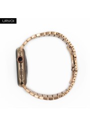 URVOI الفرقة لساعة أبل 7 6SE5 4 3 ربط سوار حزام ل iWatch 41 45 ملليمتر عالية الجودة الفولاذ المقاوم للصدأ قابل للتعديل الفرقة Gen.6th