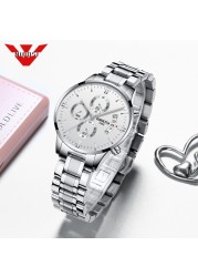 NIBOSI Watch for Women Luxury Brand Female Chronograph Women's Watch Luxury Lover Watch Classic Lady Watch Relogio Feminino