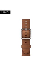 URVOI حزام من الجلد ل أبل سلسلة ساعة 7 6 SE 5 4 321 العجل حزام من الجلد ل iwatch 40 44 مللي متر مربع مشبك التصميم الحديث GEN.2