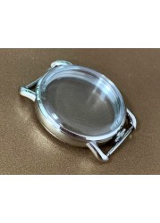 41.7mm stainless steel silver watch case for ETA 6497/6498 ST3600 movement