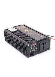 CE approval best peak 1200w sustain full 600w inverter pure sine wave 60hz pure sine wave solar power inverter 48v 220v with LED