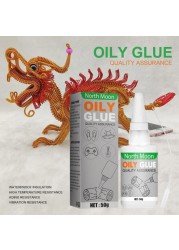 50ml Super Oily Glue Welding Agent Oil Glue Sticky Shoes Metal Wood Ceramic Handmade DIY Grease Glue Acrylic Adhesive Sealants