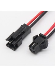 10 Pairs 15cm JST SM 2 Pins Plug Male And Female Wire Connector Wire Connector Pigtail Cable Plug For LED Strip Light Bar Lamp