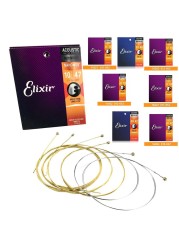 Anti-rust acoustic guitar strings Electric guitar strings 16027 Phosphorous Bronze 11027 80/20 Bronze 12002 Nickel