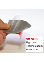 3M Super Strong VHB Double Sided Tape Waterproof No Trace Self Adhesive Acrylic Pad Two Sides Sticky for Car Home Office School