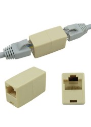 5pcs New Alloy Internet Tools RJ45 CAT5 Coupler Plug Adapter Network Lan Cable Extender Connector