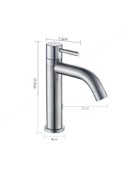 Bathroom Basin Faucet Small Single Handle Sink Faucet Chrome Brass Single Hole Plumbing Mixers Tapware