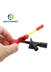 Full Insulated Heavy Duty Insulation Hole Probe Auto Test Clip With Back Probe