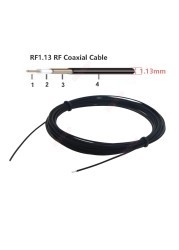 RF1.13 RF Coaxial Cable OD=1.13mm Pigtail 50 Ohm RF Coax Extension Cord Small Wire for Ufl IPX IPEX1 IPEX3 IPEX4 MHF4 Connector