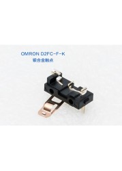 5pcs original new style omron mouse micro switch D2FC-F-K (50M) blue dot mouse button compatible with D2FC-F-7N 10M 20M