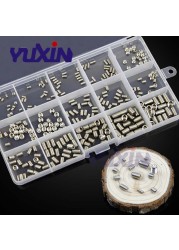 300pcs DIN916 M3 M4 M5 12.9 Grade Black Socket Screw Assortment Allen Head Socket Hex Set Grub Screw Box Kit