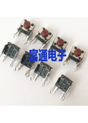 New Original Touch Button, 6x6x5mm, 50pcs, with Side Button Brace, EVQPF004R, Small Touch Switch