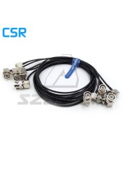 BNC Plug to BNC Elbow Plugs, SDI Pigtail. Camera RF Coaxial Cable , 50 Ohm Camera Video Signal SDI Transmission Line