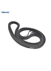 POWGE 2MGT G2M 2GT Synchronous timing belt pitch length 660/670/676/696/700/710/724/726/730 width 6/9mm rubber GT2 closed loop