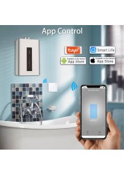 EU WiFi Boiler Water Heater Switch 4400W Tuya Smart Life App Remote Control ON OFF Timer Voice Control Google Home Alexa Echo