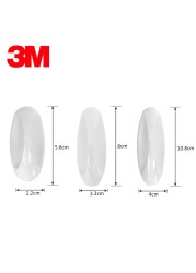 3M Adhesive Hooks for Hanging Damage Free Hanging Hooks Remove Pure Large/Medium/Small Size