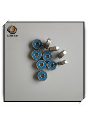 10pcs MR105RS Bearing ABEC-3 5x10x4mm Miniature MR105-2RS Ball Bearings MR105 2RS With Blue Sealed L-1050DDU