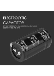 Electrolytic Capacitor 2.7V 500F Metal Farad Capacitor Practical Electronic Components Automotive Circuit Basic Supplies