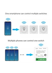 Tuya Smart WiFi Switch Yandex Alice Smart Home Wireless Switch Alexa Google Home 16A Timer Voice Control DIY Automation Module