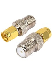 2pcs/1pcs F Type Female to SMA Male Adapter RF Coaxial Coax Antenna Cable F Female to SMA Male Connector