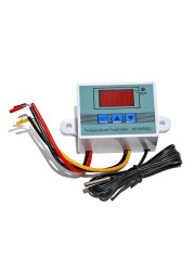 DC12V 24V AC110V-220V LED Digital Thermostat Temperature Controller NTC Sensor Temperature Control Switch Relay