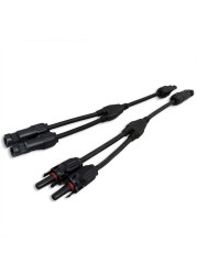 A pair of plug cable solar connector (Y shape male and female) IP67 for PV panel and photovoltaic system