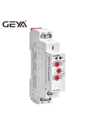 Free Shipping GEYA GRV8-02 Monitor Overvoltage and Undervoltage Protection Relay DC 12V 24V 48V 110V 220V 240V