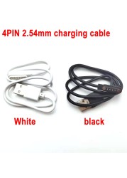 Free Shipping Magnetic Charging Cable USB 2.0 Male to 4P Pogo Magnetic Charger Cable Cord for Smart Watch GT88 G3 KW18 Y3 KW88