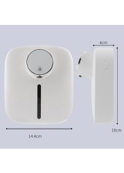 New Automatic Digital Display Temperature Sensor Liquid Soap Dispenser with USB Charging Touchless Smart Hand Washer