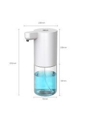 New USB Charging Automatic Induction Soap Liquid Dispenser Touchless Smart Sensor Auto Foaming Liquid Soap Dispenser Hand Washer