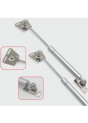 100N /10KG Brass Strength Cabinet Door Lift Support Gas Strut Hydraulic Spring Hinge Kitchen Cabinet Hinge Furniture Hardware