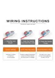 SPL Fast Wire Splitter 42/62/82/84 Wire Interconnect Connector Compact Push-In Connector Terminal Block With Operating Lever