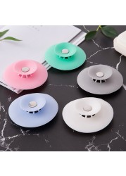 Silicone Floor Drain Hair Catcher Kitchen Sink Drain Plugs Strainers Bathroom Stopper Drain Plug 10x10.5cm