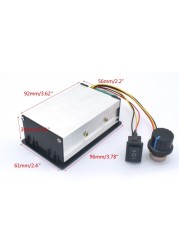 Motor speed controller, 0-100% adjustable digital display, DC 6-60V, U4LA conversion