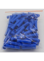 BV2 BV2.5 Full Insulating Wire Connector cable Wire Splice Terminals Joiner Crimp Electrical Fully Insulation BV2 BV 100 PCS BV