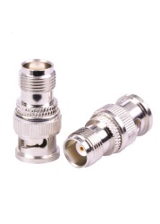 10pcs/lot BNC Male Plug to TNC Female Jack Straight RF Adapter Coupler High Quality Copper TNC to BNC M/F RF Connector Adapter