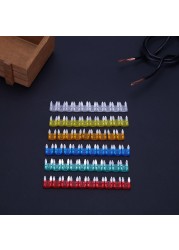 60pcs Auto Car Pickup Truck Fuse Blade 5A 10A 15A 20A 25A 30A Mixed Set Kit Car Styling Auto Safety Blade