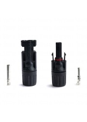 1Pair Male and Female Solar Connector Solar Solar Plug Cable Connectors for Solar Panels and Photovoltaic Systems